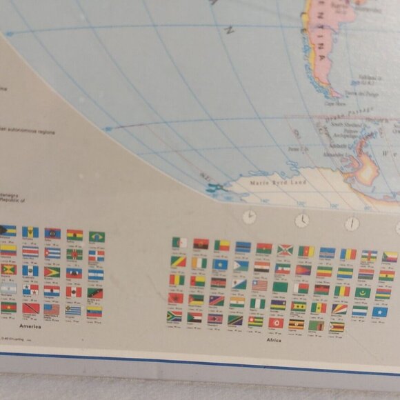 Ravensburger THE WORLD Political World Map Flags 1000 Pc. Puzzle Germany NEW - Picture 10 of 13